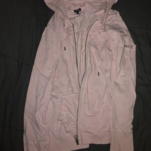 Women's Pink Hoodie Jacket Wild & Free
